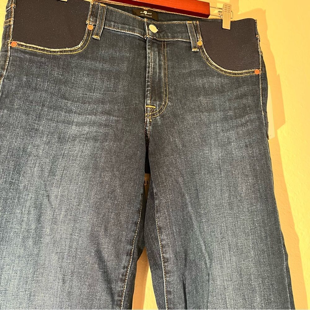 7 for all mankind “cropped Alexa” 🤰🏻maternity 🤰🏾jeans 🔥 SIZE 31